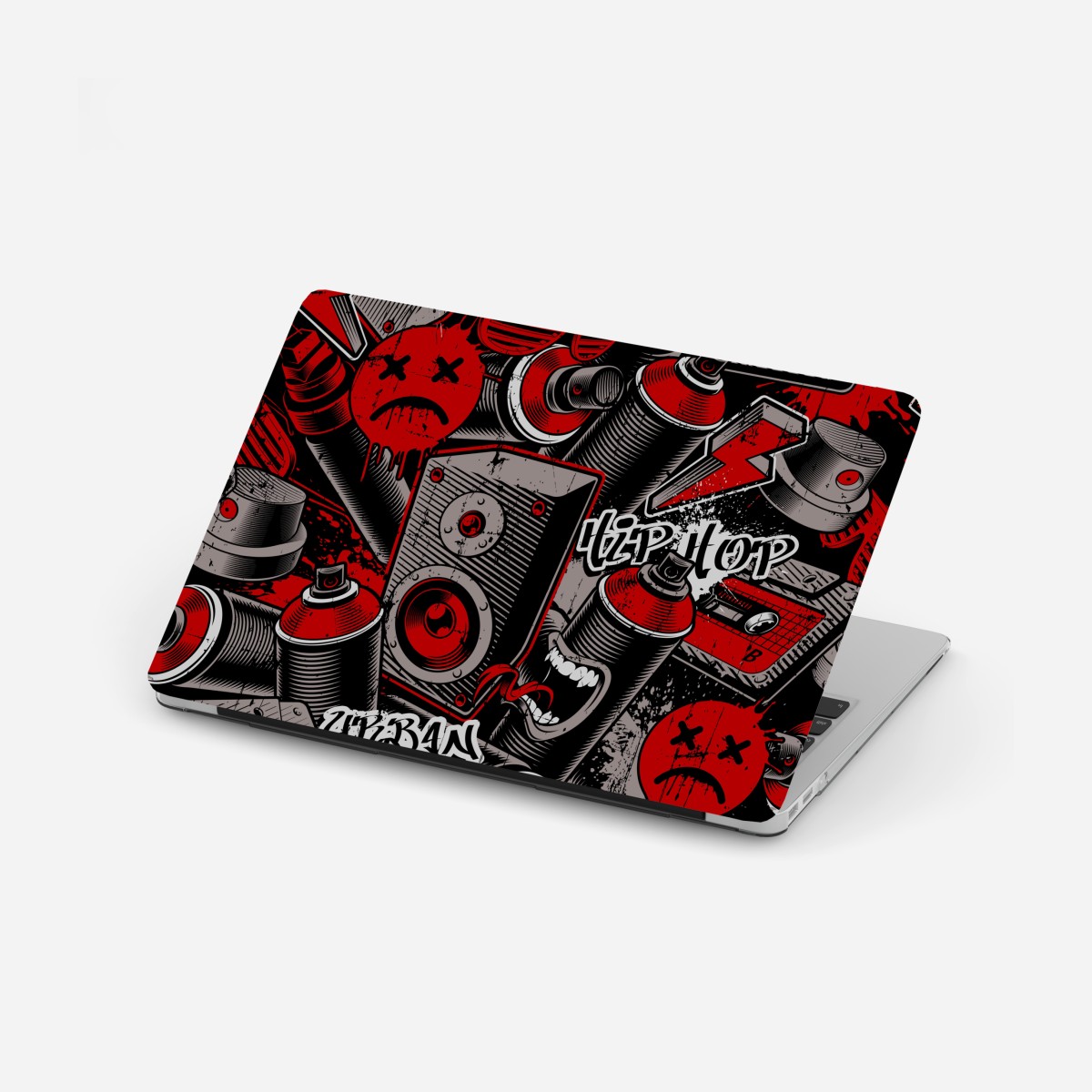 Laptop sticker urban hip hop graffiti collage