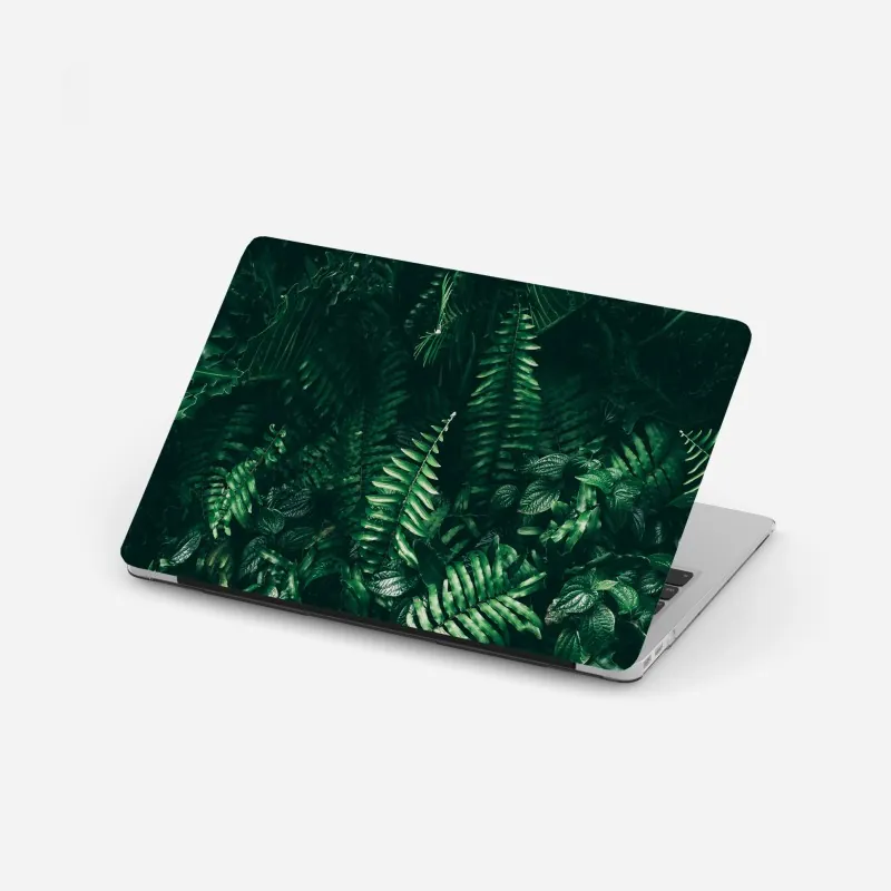 Naklejka na laptopa bujne tropikalne liście