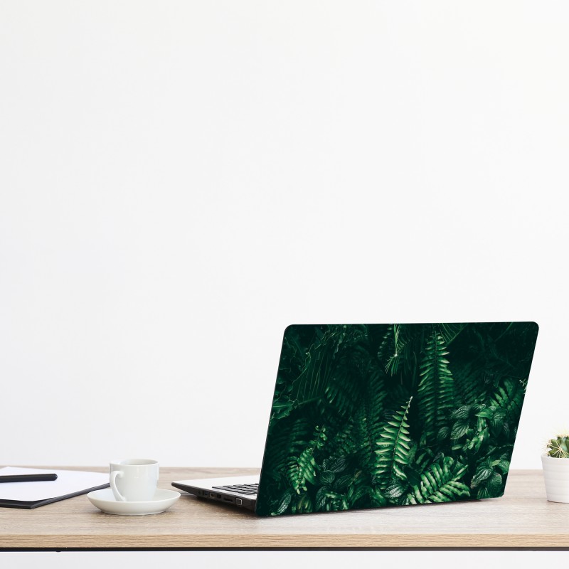 Naklejka na laptopa Monako panorama wybrzeża o zmierzchu – Wallissimo®