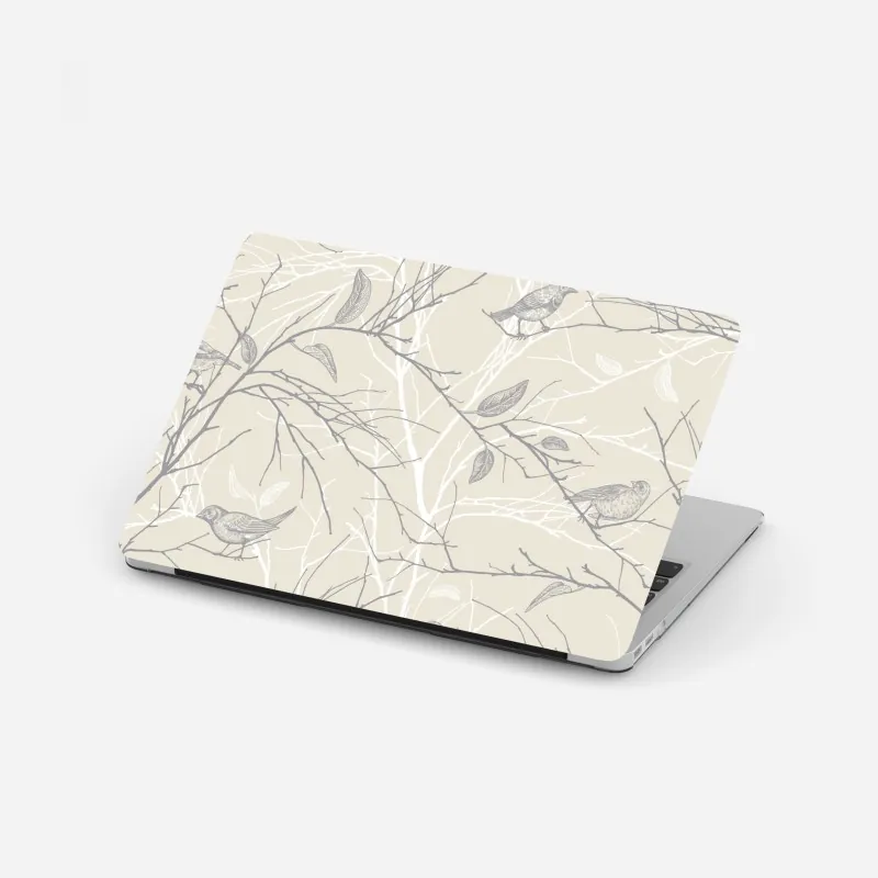 Naklejka na laptopa spokojna zielona ścieżka w lesie – Wallissimo®