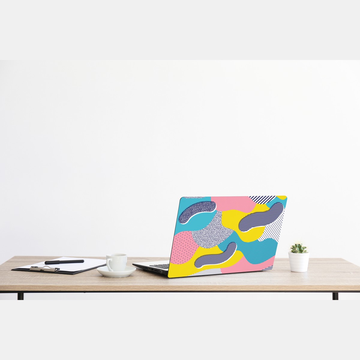 Naklejka na laptopa zabawny abstrakcyjny wzór memphis – Wallissimo® Naklejka na laptopa zabawny abstrakcyjny wzór memphis – Wallissimo®