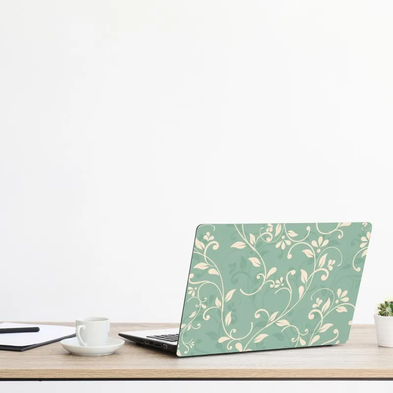 Naklejka na laptopa Monako panorama wybrzeża o zmierzchu – Wallissimo®