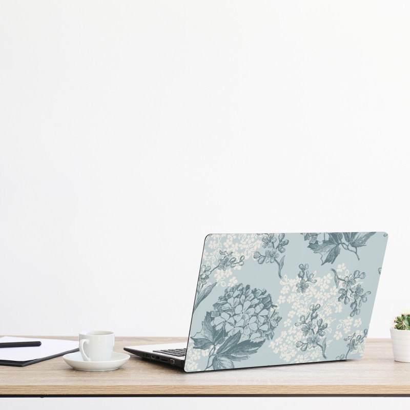 Naklejka na laptopa zabawny abstrakcyjny wzór roślinny – Wallissimo®