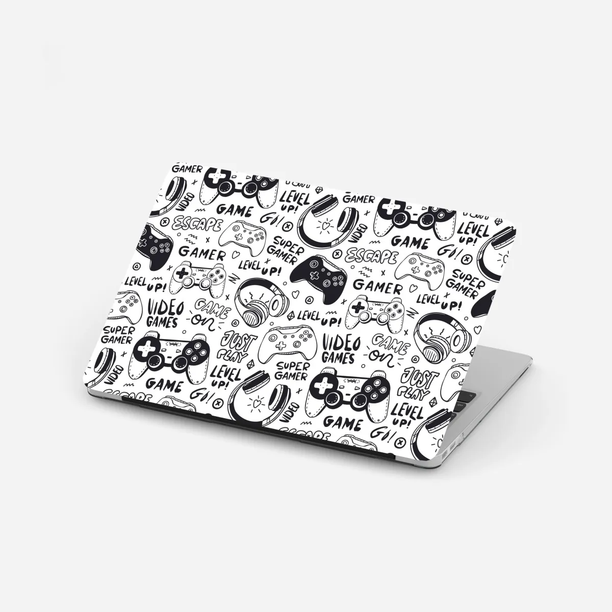 Naklejka na laptopa wzór gier wideo z kontrolerami – Wallissimo® Naklejka na laptopa wzór gier wideo z kontrolerami – Wallissimo®