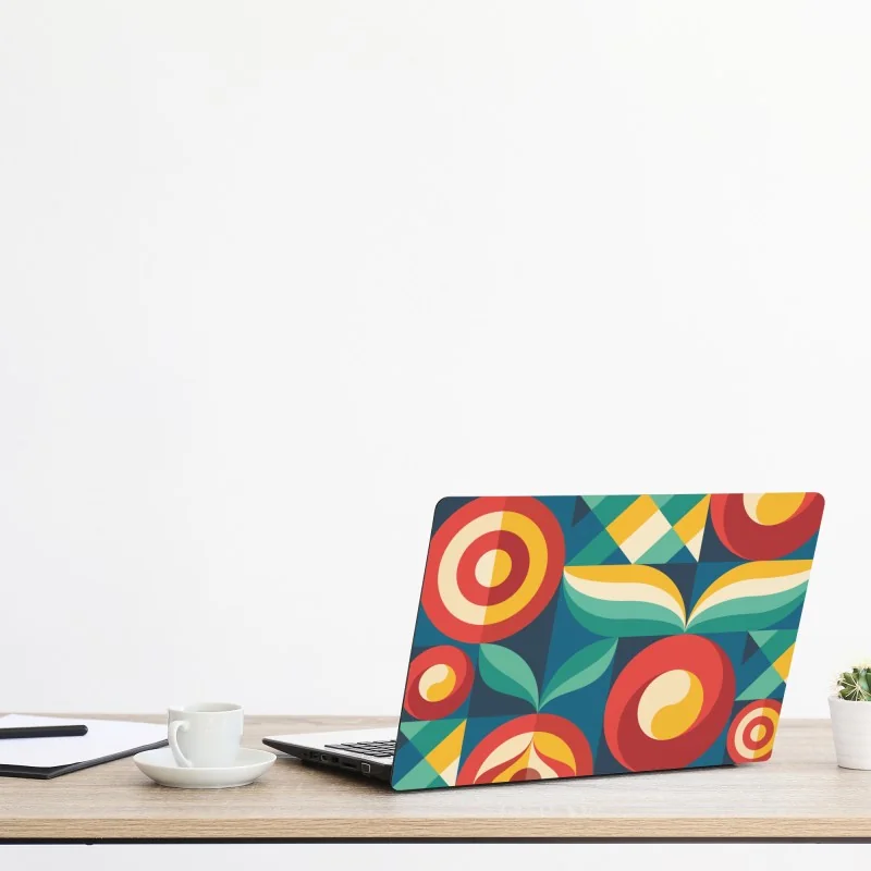 Naklejka na laptopa słoneczna leśna ścieżka – Wallissimo®