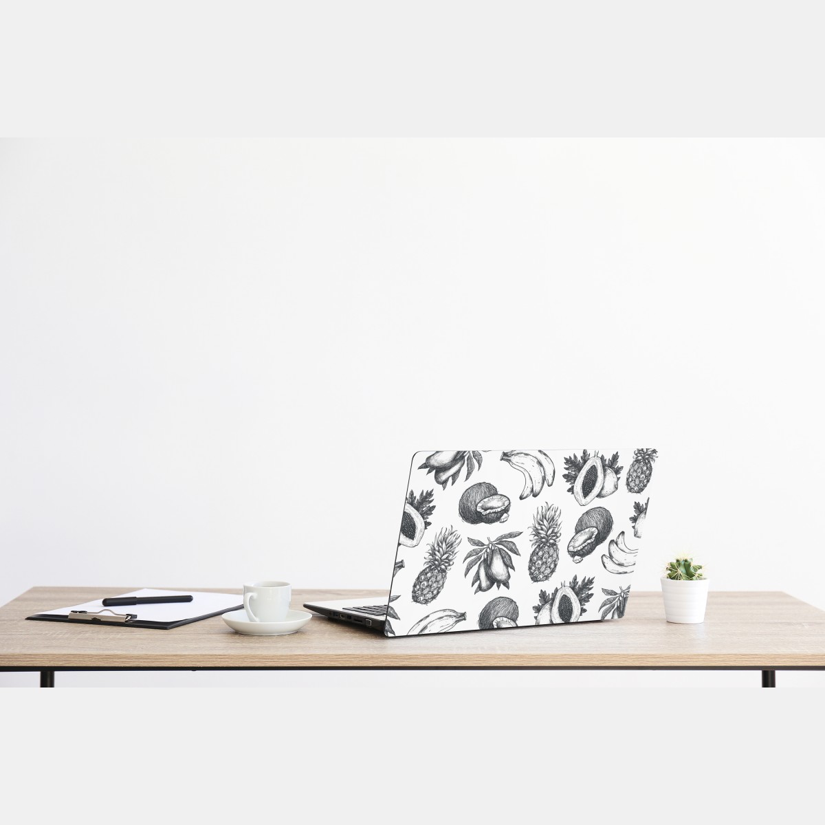 Naklejka na laptopa ręcznie rysowany wzór tropikalnych owoców – Wallissimo® Naklejka na laptopa ręcznie rysowany wzór tropikalnych owoców – Wallissimo®