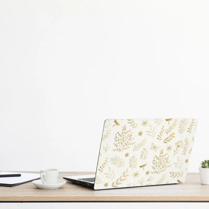 Naklejka na laptopa Monako panorama wybrzeża o zmierzchu – Wallissimo®