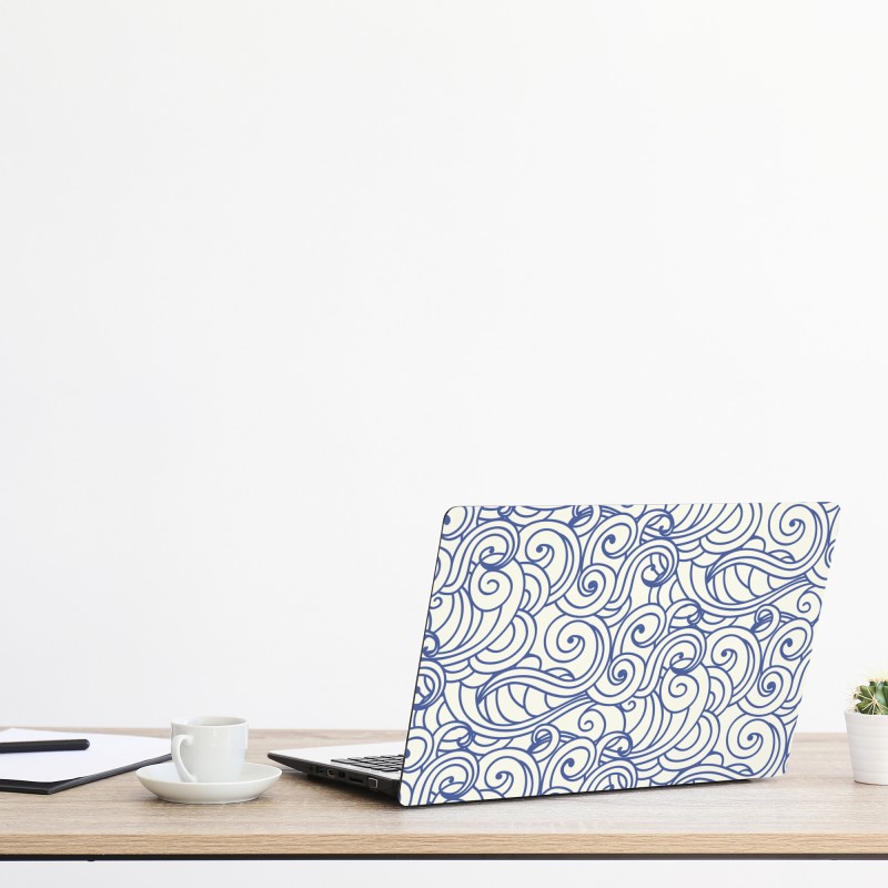 Naklejka na laptopa żywa abstrakcyjna kompozycja pop-art – Wallissimo®