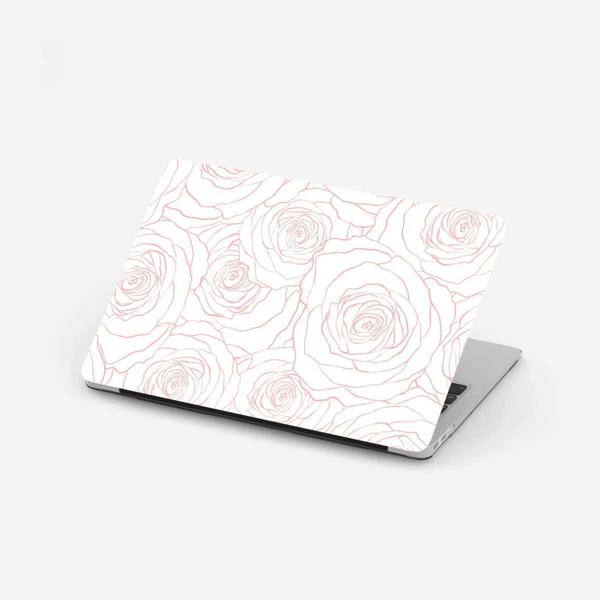 Naklejka na laptopa delikatny wzór różowych róż – Wallissimo® Naklejka na laptopa delikatny wzór różowych róż – Wallissimo®