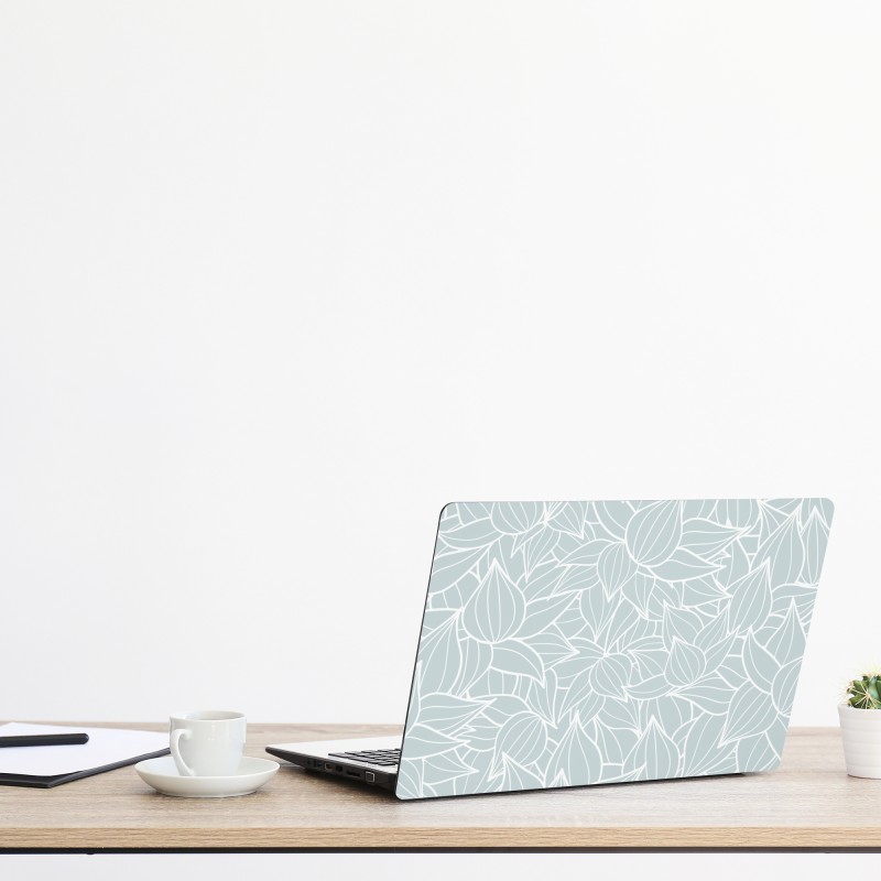 Naklejka na laptopa delikatny wzór różowych róż – Wallissimo®