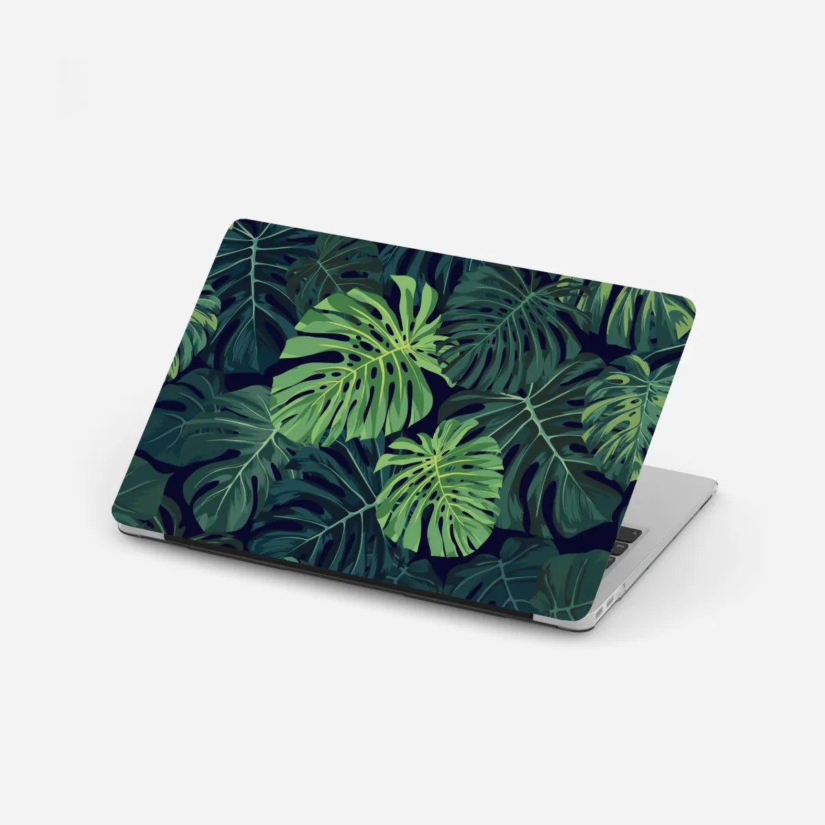 Naklejka na laptopa wzór z tropikalnymi liśćmi monstera – Wallissimo® Naklejka na laptopa wzór z tropikalnymi liśćmi monstera – Wallissimo®
