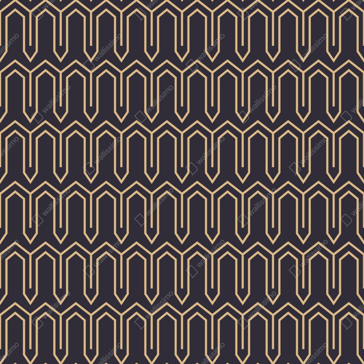 Naklejka na laptopa art deco geometryczny wzór w złocie na czarnym tle – Wallissimo® Naklejka na laptopa art deco geometryczny wzór w złocie na czarnym tle – Wallissimo®