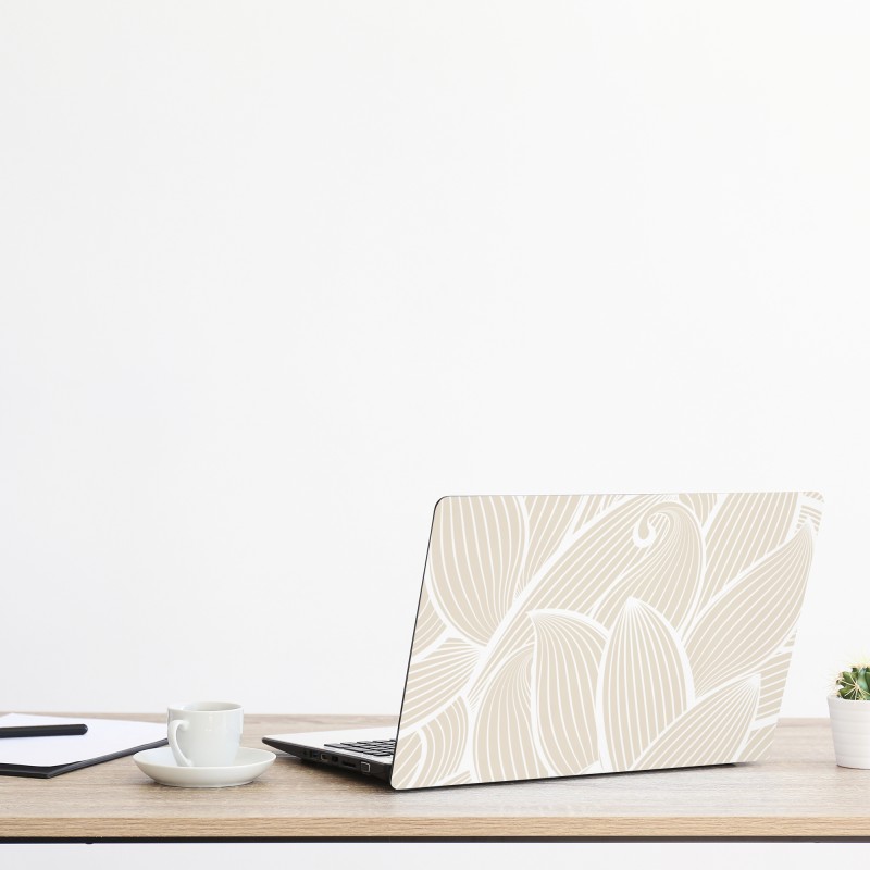 Naklejka na laptopa spokojna zielona ścieżka w lesie – Wallissimo®