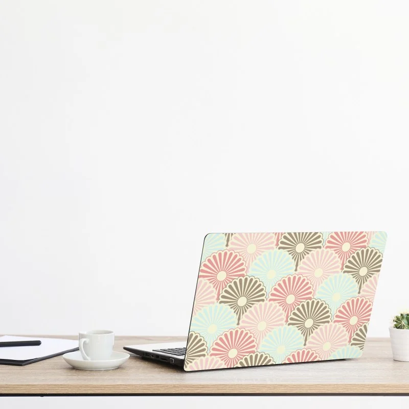 Naklejka na laptopa żywe czerwone róże kolaż – Wallissimo®