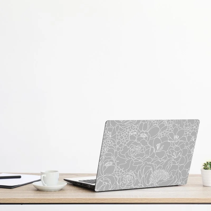 Naklejka na laptopa Monako panorama wybrzeża o zmierzchu – Wallissimo®