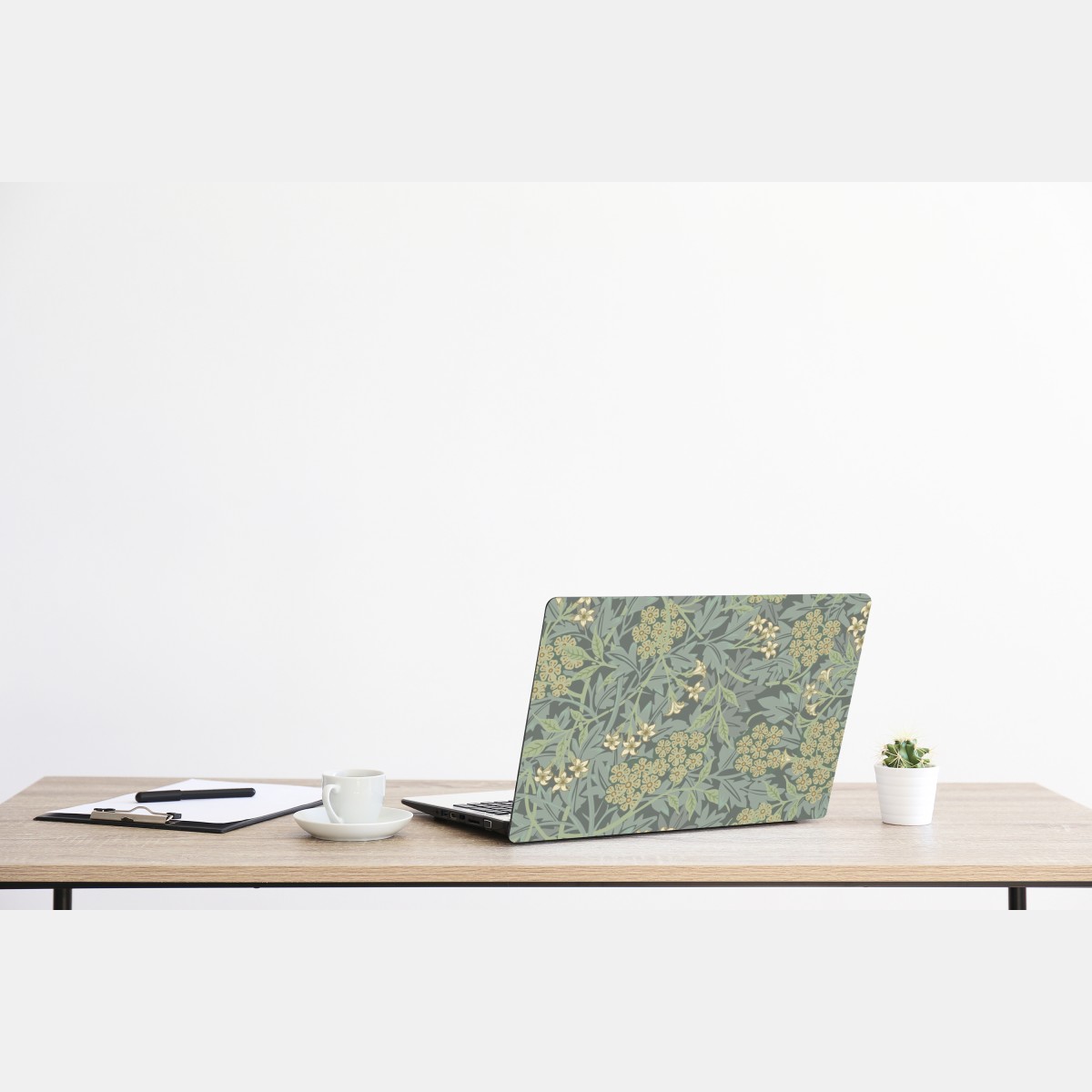 Naklejka na laptopa vintage botaniczny wzór kwiatowy – Wallissimo® Naklejka na laptopa vintage botaniczny wzór kwiatowy – Wallissimo®