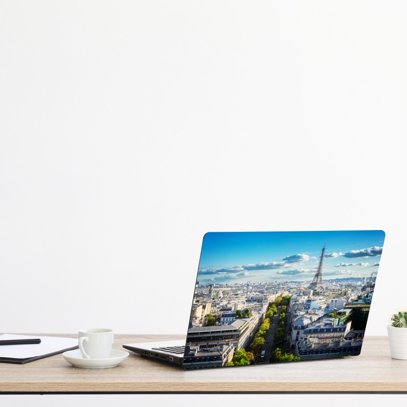 Naklejka na laptopa zabawny abstrakcyjny wzór roślinny – Wallissimo®