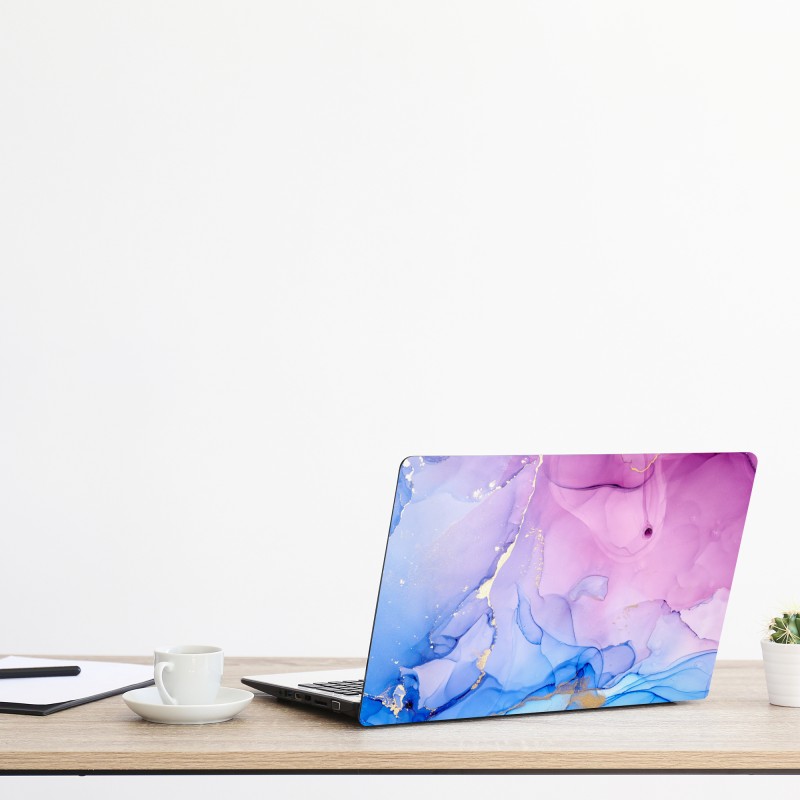 Naklejka na laptopa bujny mglisty leśny wodospad – Wallissimo®