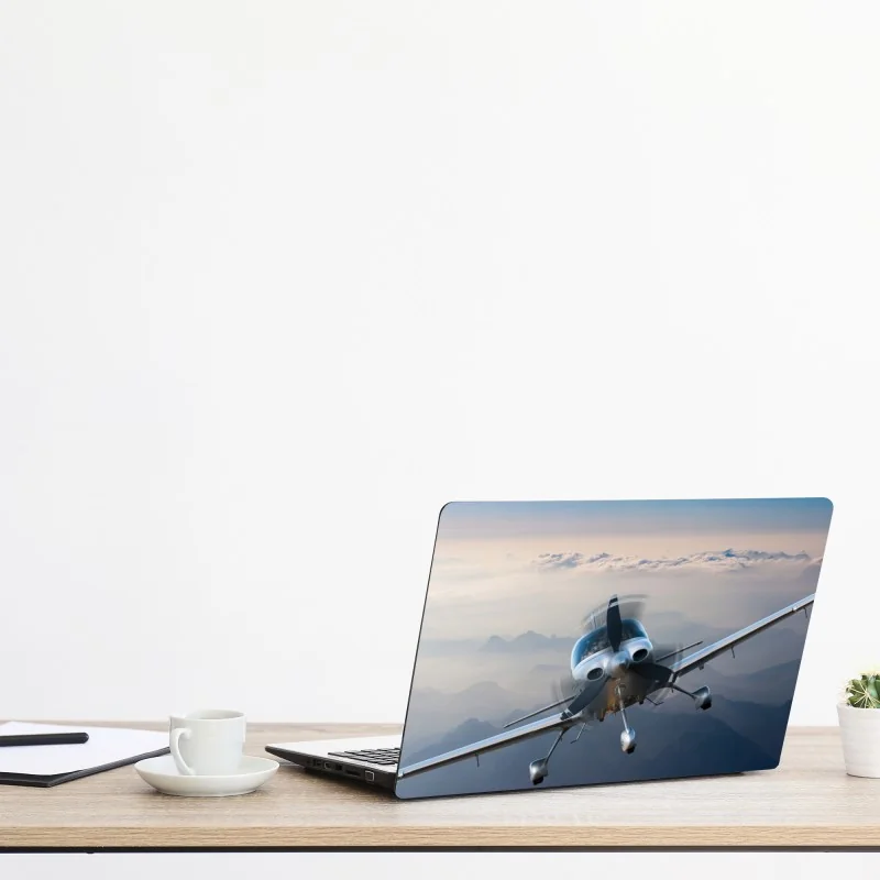 Naklejka na laptopa zabawny abstrakcyjny wzór roślinny – Wallissimo®