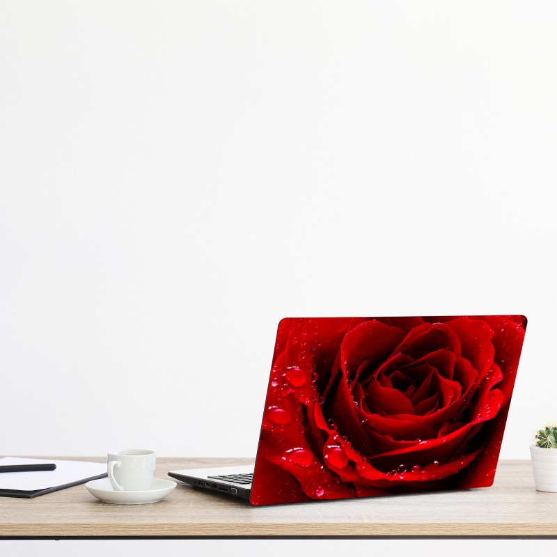 Naklejka na laptopa surowa tekstura betonu na ścianie – Wallissimo®