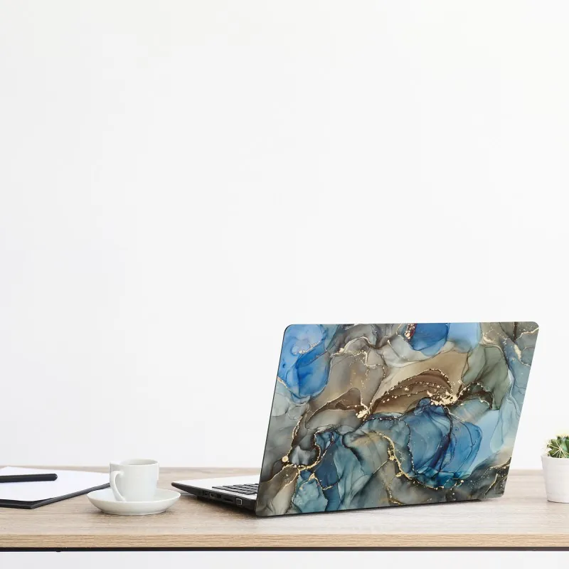 Naklejka na laptopa zbliżenie czerwonego samochodu sportowego – Wallissimo®