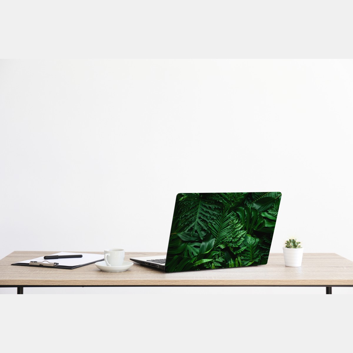 Naklejka na laptopa bujne tropikalne liście – Wallissimo® Naklejka na laptopa bujne tropikalne liście – Wallissimo®