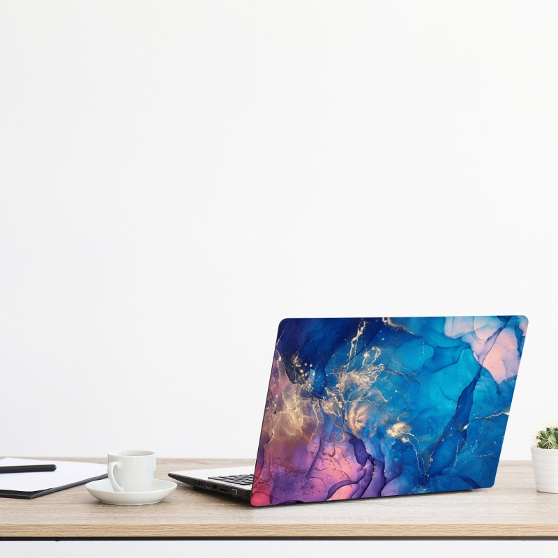 Naklejka na laptopa zabawny abstrakcyjny wzór roślinny – Wallissimo®