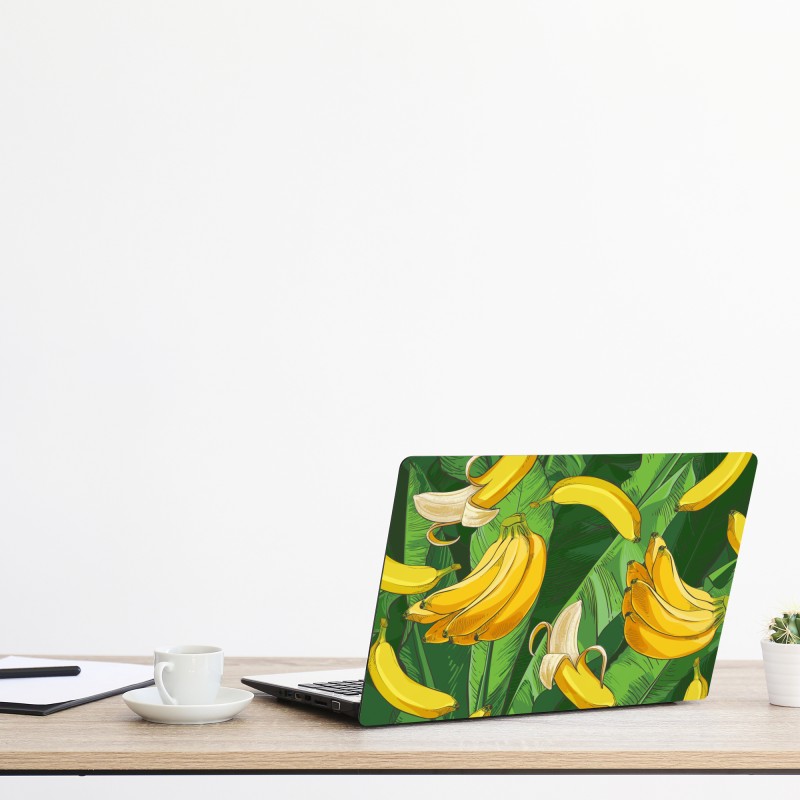 Naklejka na laptopa marmurkowanie ebru w żywych kolorach – Wallissimo®