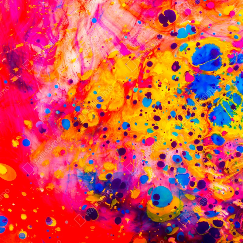 Naklejka na laptopa marmurkowanie ebru w żywych kolorach – Wallissimo® Naklejka na laptopa marmurkowanie ebru w żywych kolorach – Wallissimo®