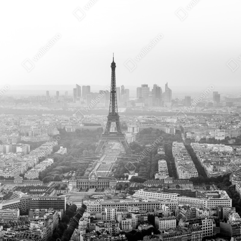 Naklejka na laptopa elegancka Wieża Eiffla panorama lotnicza w odcieniach szarości – Wallissimo® Naklejka na laptopa elegancka Wieża Eiffla panorama lotnicza w odcieniach szarości – Wallissimo®
