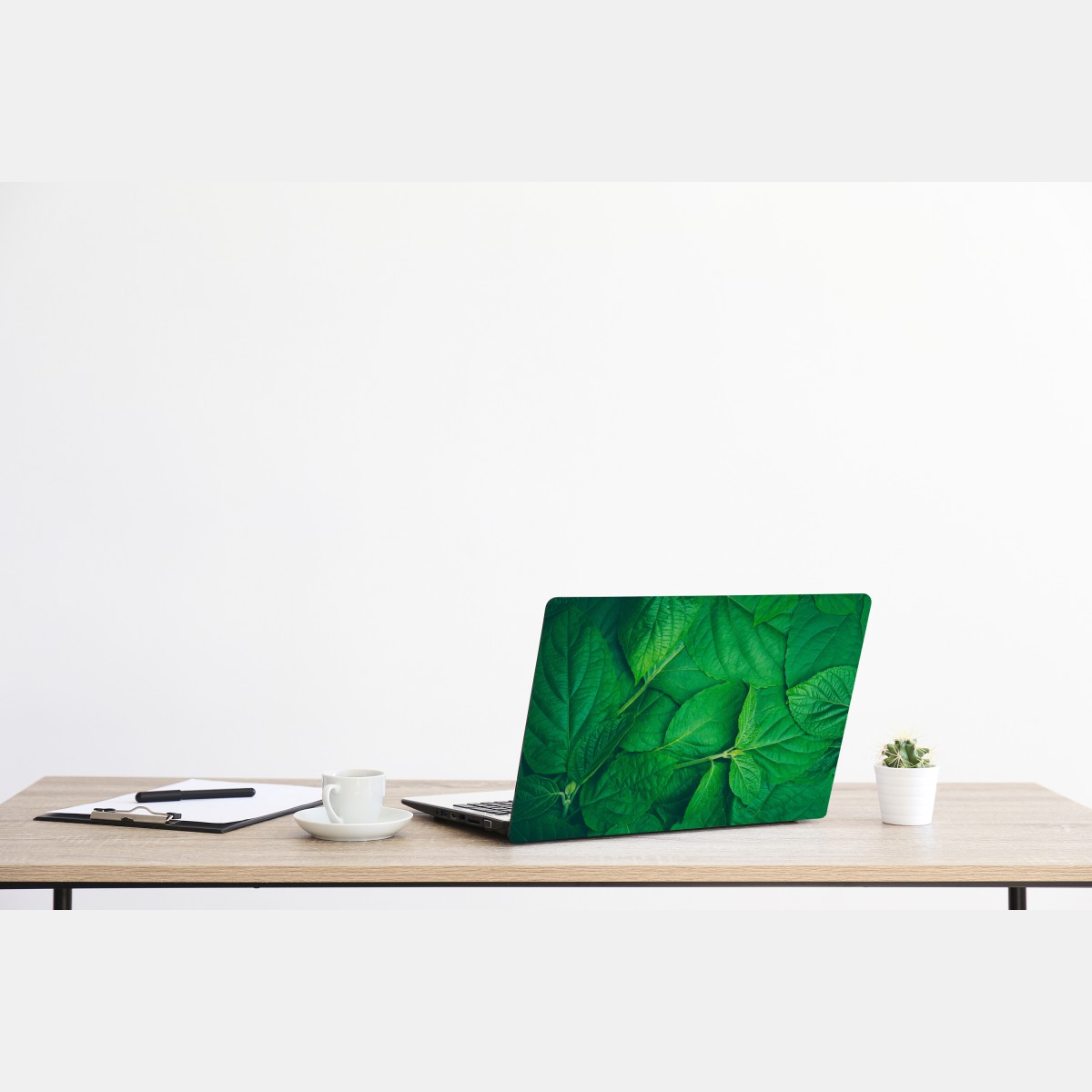 Naklejka na laptopa soczyste zielone liście – Wallissimo® Naklejka na laptopa soczyste zielone liście – Wallissimo®