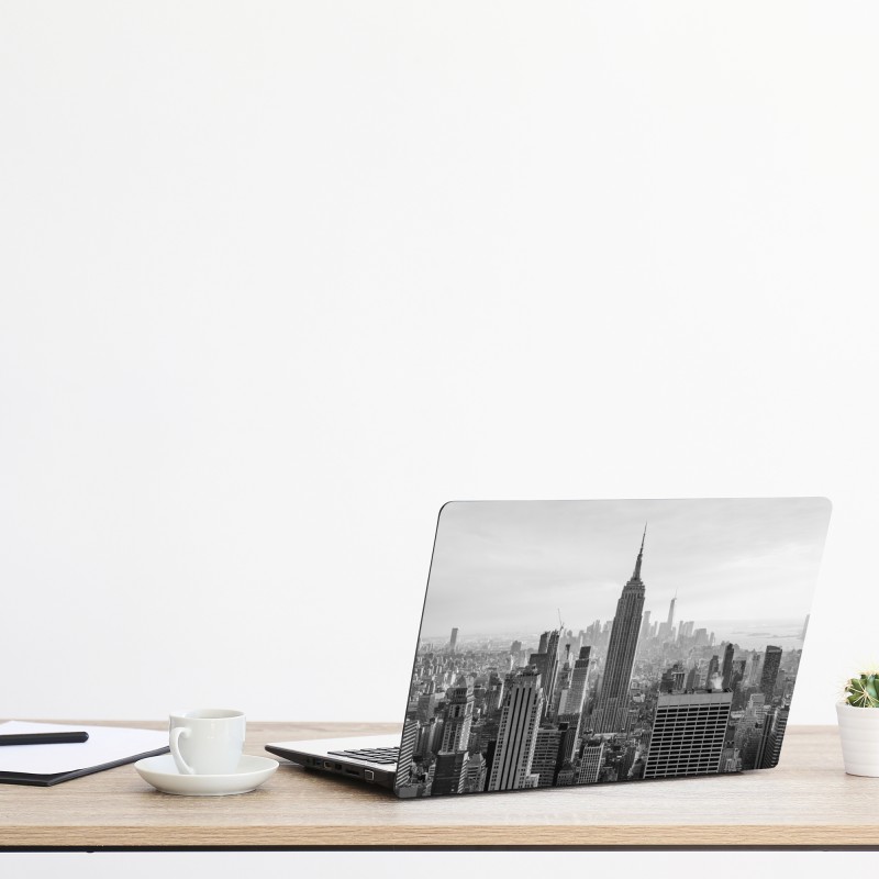 Naklejka na laptopa żywe czerwone róże kolaż – Wallissimo®