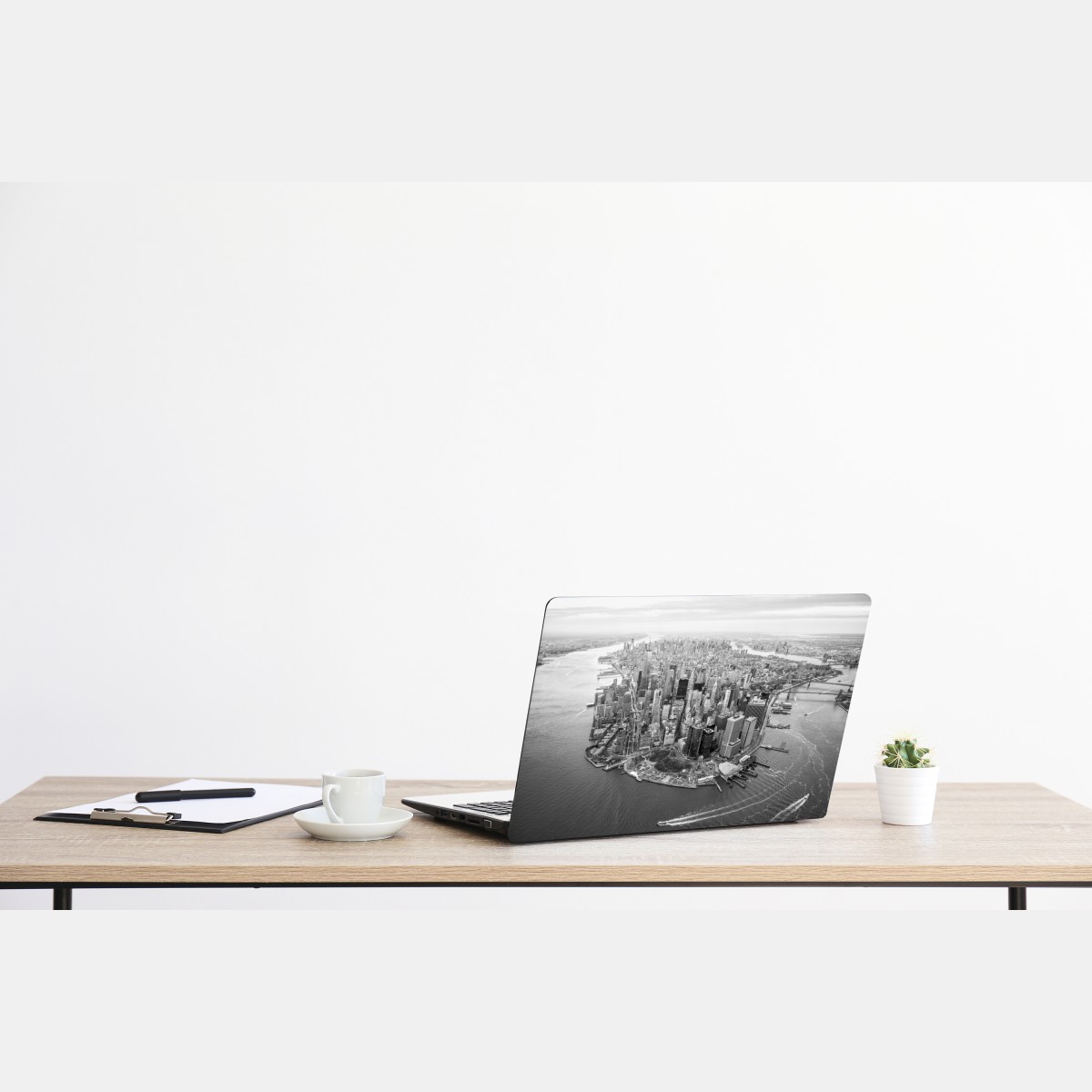 Naklejka na laptopa Manhattan panorama z lotu ptaka – Wallissimo® Naklejka na laptopa Manhattan panorama z lotu ptaka – Wallissimo®