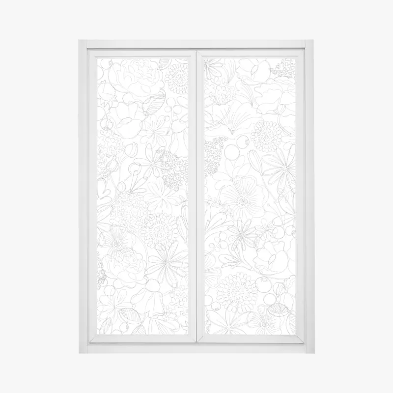 Naklejka na okno spokojne wydmy na wybrzeżu Niemiec – Wallissimo®