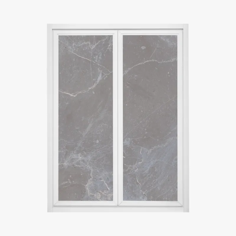 Naklejka na okno ciemna faktura marmuru z niebieskimi żyłkami