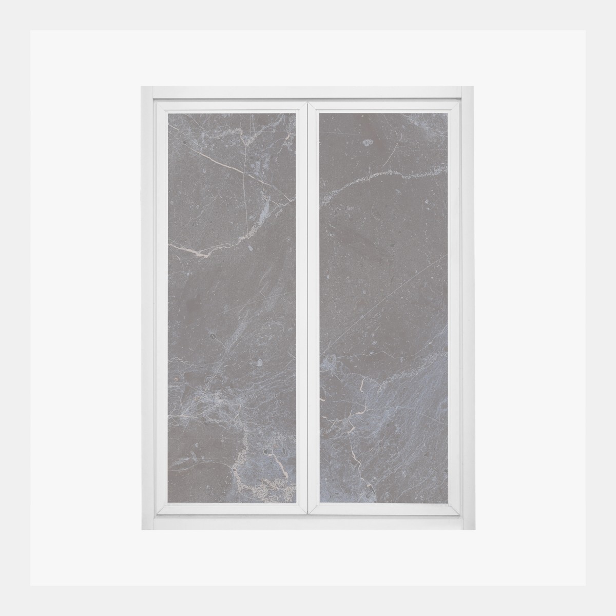 Window decal dark marble texture with blue veins
