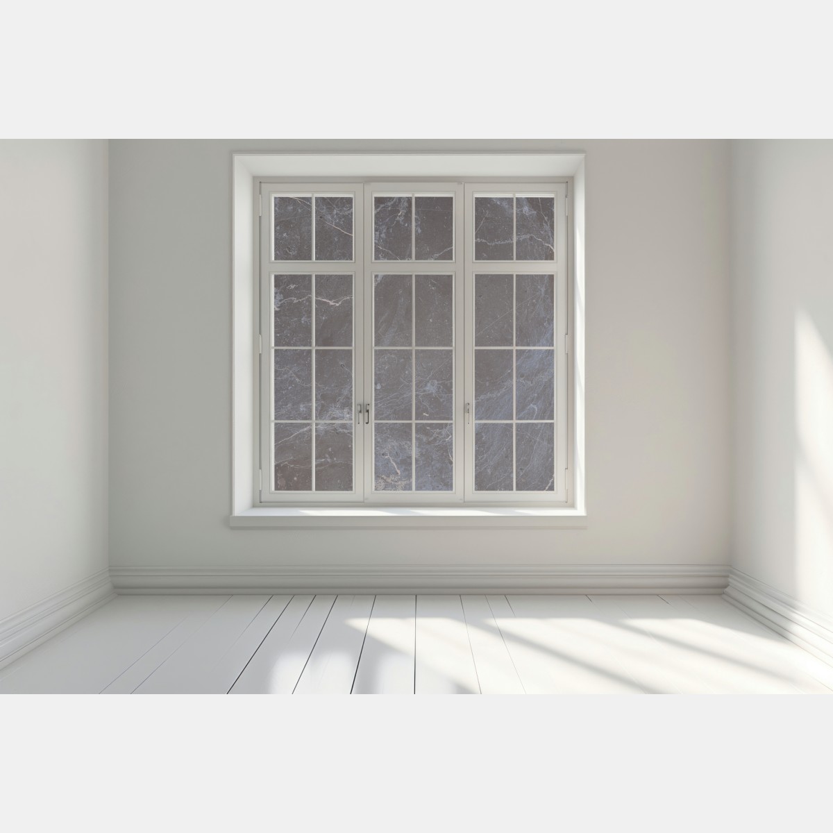 Naklejka na okno ciemna faktura marmuru z niebieskimi żyłkami – Wallissimo® Naklejka na okno ciemna faktura marmuru z niebieskimi żyłkami – Wallissimo®