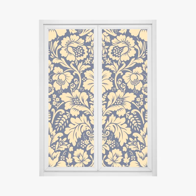 Naklejka na okno trzy dmuchawce na turkusowym tle – Wallissimo®