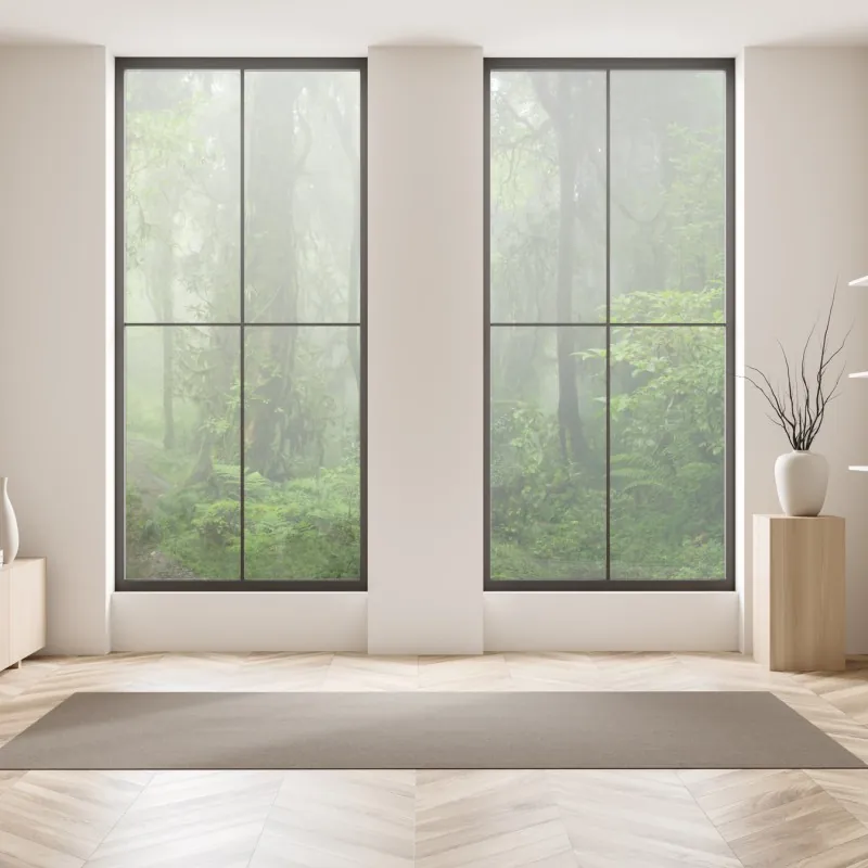 Naklejka na okno żywy abstrakcyjny wzór tropikalny – Wallissimo®