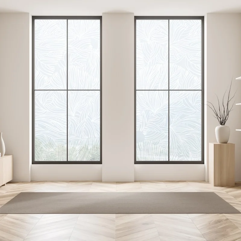 Naklejka na okno wschód słońca nad zielonymi pagórkami – Wallissimo®