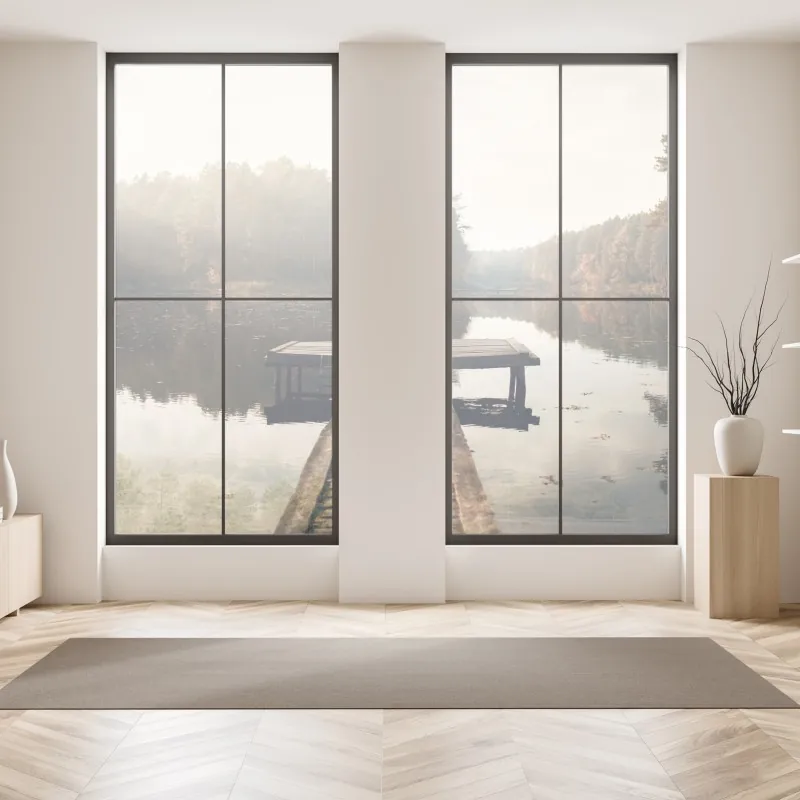 Naklejka na okno trzy dmuchawce na turkusowym tle – Wallissimo®