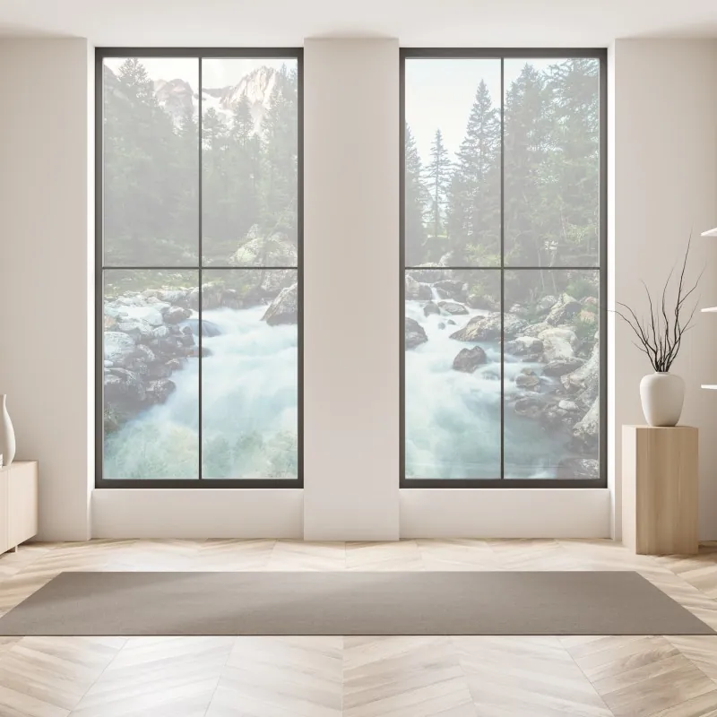 Naklejka na okno malownicza alpejska rzeka w Ferret Valley