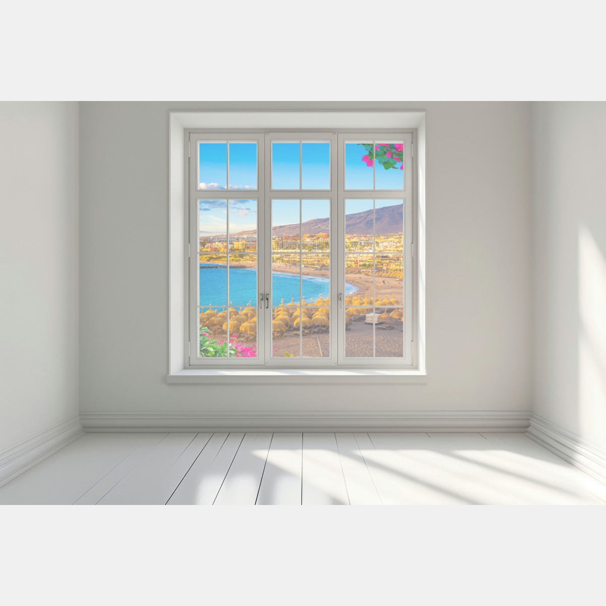 Naklejka na okno słoneczna plaża Torviscas, Teneryfa – Wallissimo® Naklejka na okno słoneczna plaża Torviscas, Teneryfa – Wallissimo®