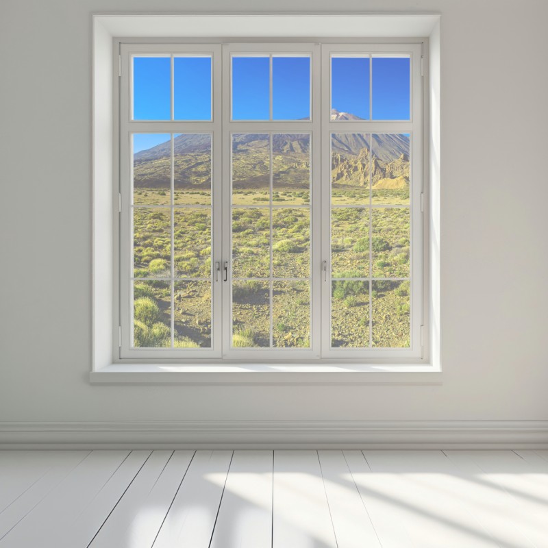 Naklejka na okno panorama Teide na Teneryfie – Wallissimo® Naklejka na okno panorama Teide na Teneryfie – Wallissimo®