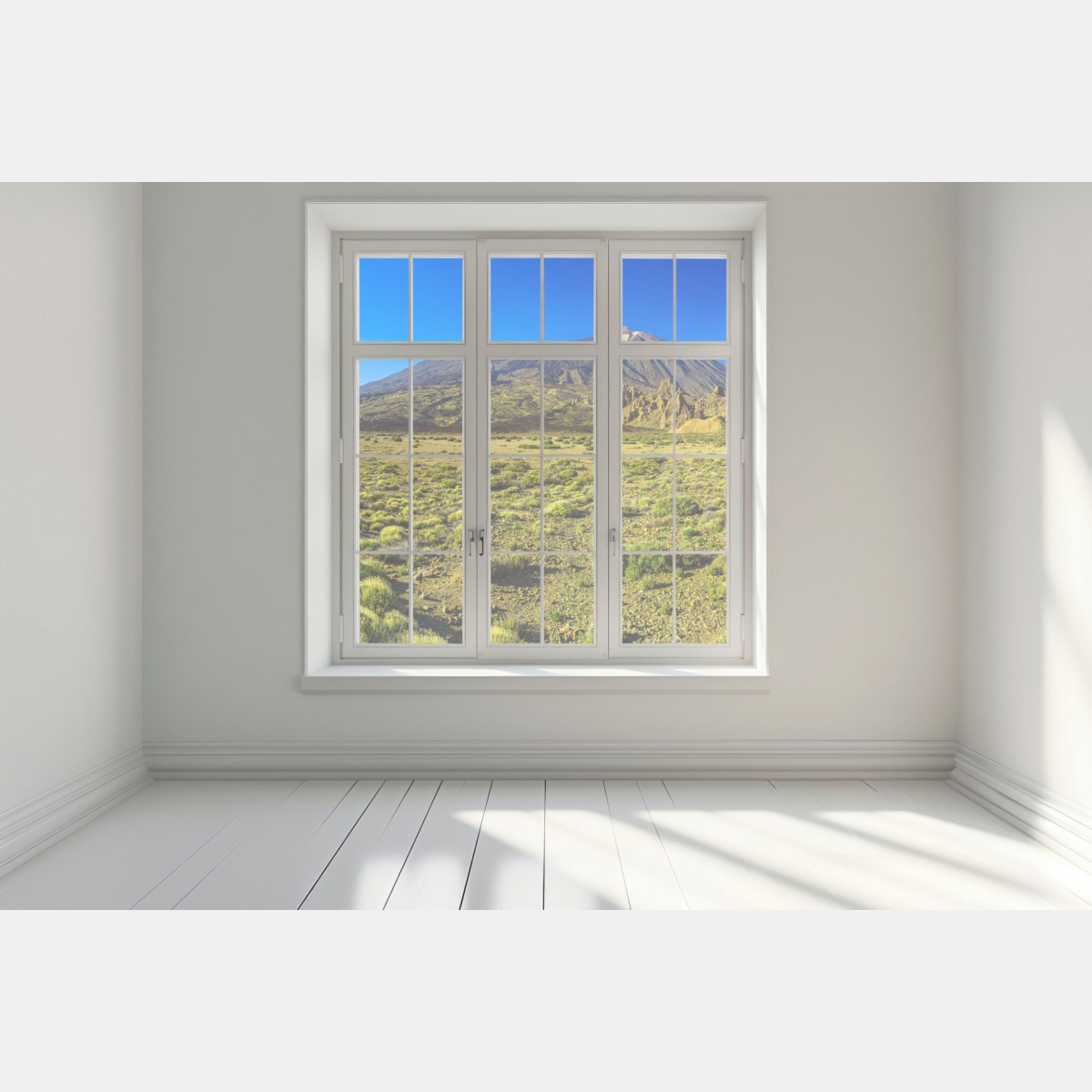 Naklejka na okno panorama Teide na Teneryfie – Wallissimo® Naklejka na okno panorama Teide na Teneryfie – Wallissimo®