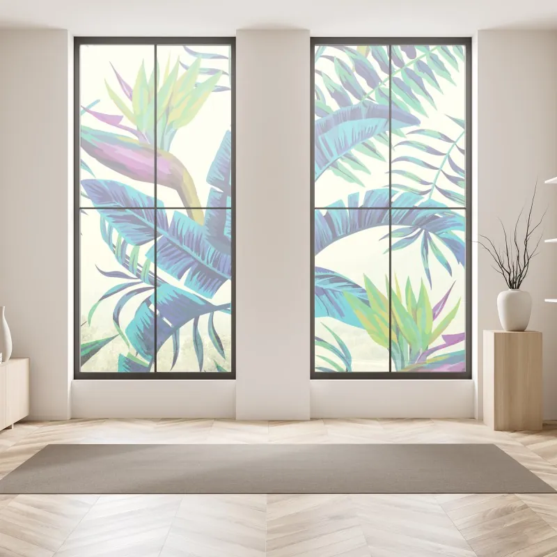 Naklejka na okno majestatyczny widok na Shkhara z Ushguli – Wallissimo®