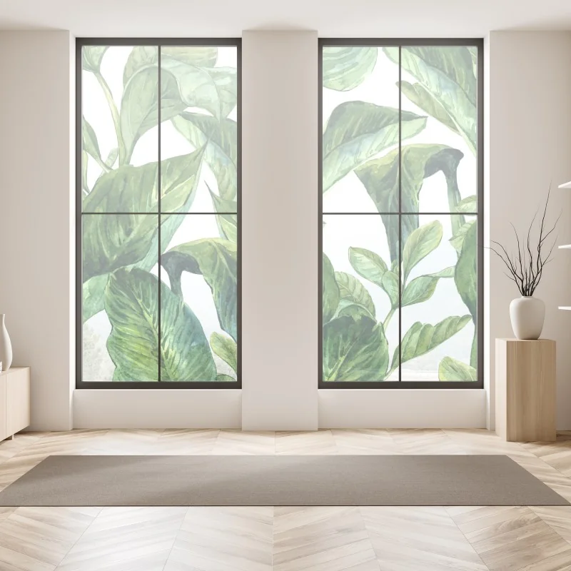 Naklejka na okno głębokie oceaniczne błękity ze złotymi żyłami – Wallissimo®