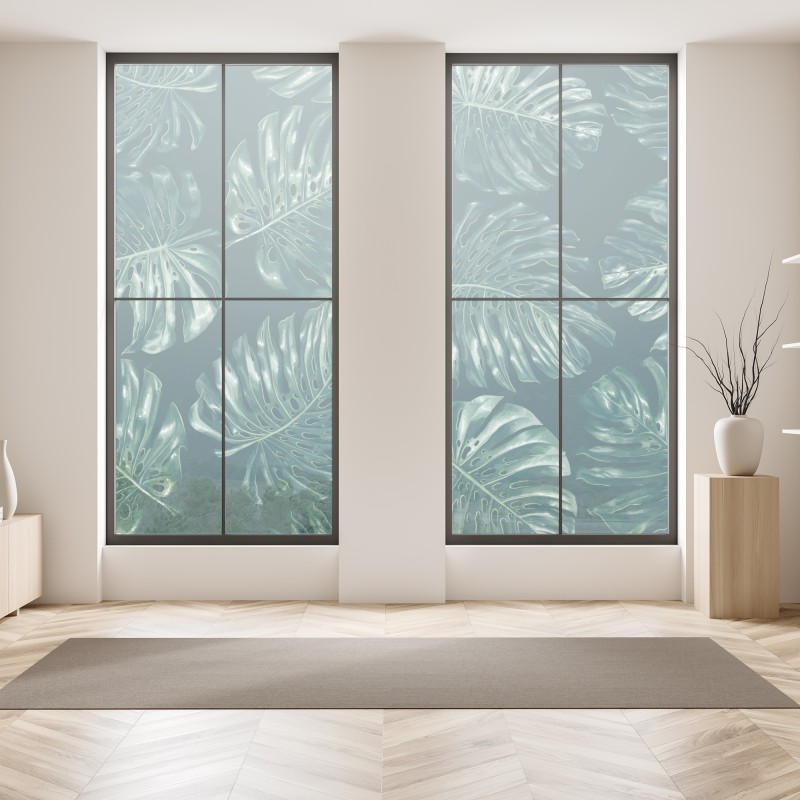 Naklejka na okno złote geometryczne fasety – Wallissimo®