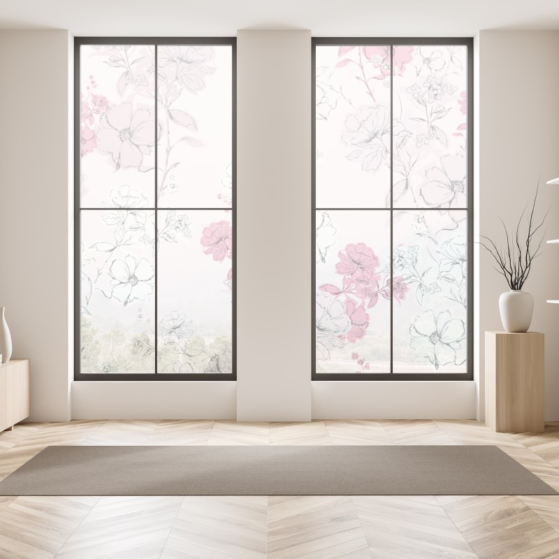 Naklejka na okno majestatyczny widok na Shkhara z Ushguli – Wallissimo®