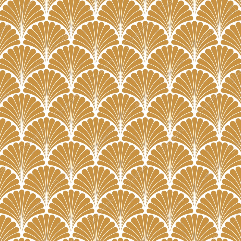 Naklejka na okno złoty wzór wachlarza w stylu art deco – Wallissimo® Naklejka na okno złoty wzór wachlarza w stylu art deco – Wallissimo®